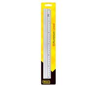 Idena 602122 - Righello in alluminio 30 cm, argento, 1 pz.