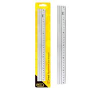 Idena 602122 - Righello in alluminio 30 cm, argento, 1 pz.