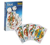 Idena 6250100, Gioco di Skat con Mano Francese, 32 Carte, il Gioco di Carte Popolare dei Tedeschi, per Competizioni o Serate di Gioco, Circa 5.9 x 9.1 cm