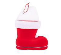 Idena 8550015 - Stivale di Babbo Natale, rosso, Babbo Natale, da riempire, regalo, confezione, Natale