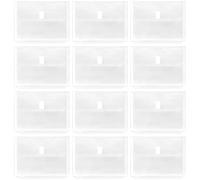 Idena 90263 - Tasche portadocumenti in plastica A5, 12 pezzi, cartelle di smistamento in turchese con chiusura a strappo e 4 fori, circa 24,6 x 18,8 cm