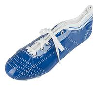 Idena- Astuccio Scolastico a Forma di Scarpa con Lacci, Perfetto per Scuola, università e Ufficio, Circa 23 x 7,5 x 8 cm, Blu e Bianco, Mimetico, Multicolore, 20083