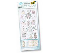 IDENA Autoadesivo di Cristallo 10 x 23 cm, 5 Fogli, Inverno-Spielzeug