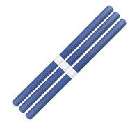 Idena- Carta Protettiva Blu, 3 Rotoli, 2 m x 50 cm, Resistente agli Strappi, Non scolorisce, riciclabile e biodegradabile, Ideale per Scrivere Libri e quaderni, Tinta Unita, Colore, 20096