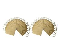 IDENA Folia 21210 - Sacchetti di Carta Kraft Carta, 12 x 5.5 x 15 cm, 20 Pezzi, Naturale (Confezione da 2)