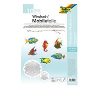 Idena Folia 420 350 - Pellicola Mobile Trasparente, 0,2 mm, 35 x 50 cm, 10 Fogli