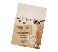 IDENA Folia 951 400 - Pelle di Elefante, 110 g/m², A4, 10 Fogli, Bianco