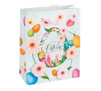 Idena Frohe Ostern 30200 - Sacchetto Regalo, Colore: Bianco
