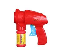 Idena- Pistola Rosso, con Soluzione per Bolle di Sapone da 53, Colore, 40020