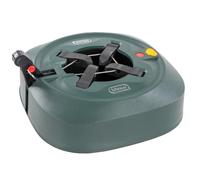 Idena Supporto per Albero di Natale, Fino 2,3 m di Altezza, 39 x 32 x 10 cm | Supporto verde per albero di Natale con indicatore del livello dell’acqua, con pedale e sistema a fune, 31527