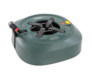 Idena Supporto per Albero di Natale Fino a 2,8 m di Altezza, 42 x 35 x 11 | Supporto per albero di Natale verde con indicatore del livello dell'acqua, supporto per albero di Natale con pedale e