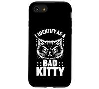 Identificare Bad Kitty Emo Estetica Angry Cat Anti Sociale Custodia per iPhone SE (2020) / 7/8