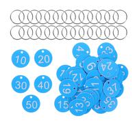 Identificatori Chiavi Etichette Targhette Numeriche in Plastica Tag Numerici