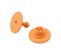 Identificazione del bestiame Marchio auricolare, 20 pezzi di etichette auricolari multicolori senza parole for maialini, pecore, cavalli(Red)