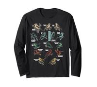 Identificazione delle Specie di Uccelli Bird Nerd Birding Maglia a Manica