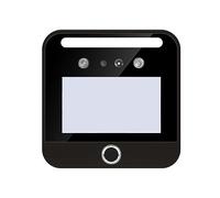 Identificazione facciale AI Riconoscimento biometrico Scanner di impronte digitali Orologio Registratore presenze for dipendenti Grande capacità di archiviazione