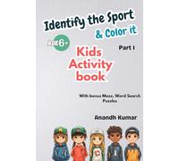 Identify the Sport & Color it - Part 1: Kids activity book