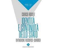 Identità e continuità dello stato. Un’indagine filosofico-giuridica