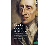 Identité et Différence : L'Invention de la conscience, édition bilingue (anglais-français) by John Locke (1998-09-02)