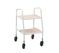 Identités - Carrello da tavolo arrotolabile, colore: Cioccolato/Crema