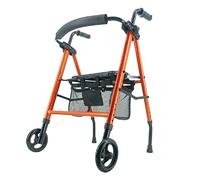 Identités Rollator - 2 ruote con schienale, colore: Arancione