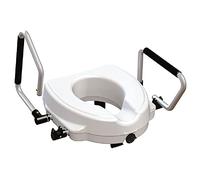 Identités Sollevatore WC Primo - 2 braccioli - Forma anatomica - Inclinazione Anteriore - Polietilene - 12,5 cm - Fissatore singolo su lunetta - Ciotola anatomica modellata