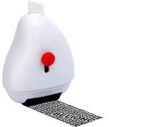 Identity Theft Protection Roller Stamp con Box Opener Block Indirizzo e Proteggi le tue informazioni sulla privacy Self-Inking Roller Stamp (nero)-white