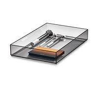 iDesign 95319 Porta Trucchi per Cassetti, Grigio, 20.3 x 30.5 x 5 cm