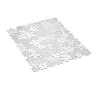 iDesign Blumz Tappetino Lavello, Grande, Vinile, Trasparente, 5x5x5 cm