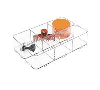 iDesign Clarity Organizzatore Cassetti, Extra Grande, Plastica, Trasparente, 10.25x30.5x7.5 cm