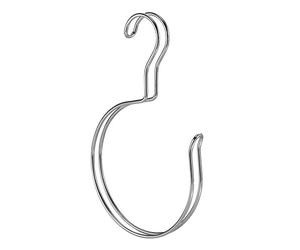 iDesign Classico Anello Portaccessori, Metallo, Argento, 15x2x23 cm