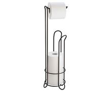 iDesign Classico Portarotoli da Pavimento, Metallo, Marrone, 0.1x0.1x0.1 cm