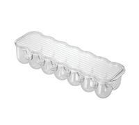 iDesign Fridge/Freeze Binz Contenitore Per Uova, Portauova In Plastica Impilabile Per 14 Uova, Trasparente
