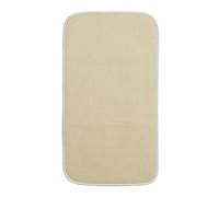 iDesign iDry Tappetino lavello, Piccolo e sottile tappetino cucina in poliestere per asciugatura veloce delle stoviglie, beige frumento/avorio