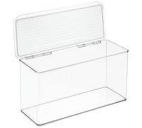 iDesign Kitchen Binz Scatola impilabile, 14 x 34 x 18 cm, trasparente, 14 x 34 x 18 cm