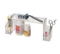 iDesign Med+ Organizzatore, Plastica, Trasparente, 30.5x7.5x13.5 cm