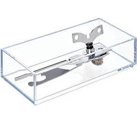 iDesign Portaposate cassetto, Piccolo separatore cassetti in plastica, Organizer cassetti ideale per posate e altri utensili da cucina, trasparente