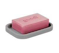 iDesign Silicone Soap Dish Soap Saver and Kitchen Sponge Holder The