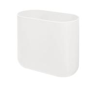 iDesign The Cade Collection - Cestino ovale in plastica riciclata, 27 x 14 x 24,8 cm, colore: cocco