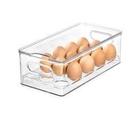 iDesign The Home Edit Contenitore per uova con coperchio in plastica riciclata t