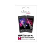 Ideus PPDESC-Pellicola protettiva per display e panno di pulizia, per HTC Desire, confezione da 2, trasparente
