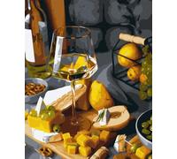 IDEYKA Dipingere con i numeri, cena tanto attesa alonka good 40x50 con cornice in legno