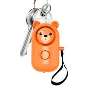 Idezek Allarme Personale Sicuro,Portachiavi con Allarme di autodifesa | Anello Personale da 130 Db con Luce LED, Allarme di Sicurezza per Donne, Bambini, Anziani