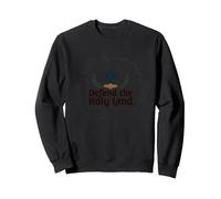 IDF Difendi la Terra Santa Sostegno Patriottico Israele Felpa, Unisex per Adulti, Nero, L