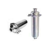 IDGTTLDF 1pc 304 Grade Stainless Steel 5inch-19mm Pipeline Strainer Pipe Tri Clamp 100 Mesh Beer Homebrew Fitting Ferrule