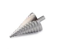 IDGTTLDF 1pc Step Drill Bit 4-32mm Spiral Groove Wood Metal Hole Cutter HSS Round Shank Step Cone Drill Bit IDGTTLDF