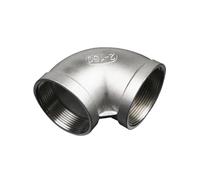 IDGTTLDF 1pcs 304 Stainless Steel 90 Degree Inner Wire Elbow Rust-Proof Hardware Accessories for Water Heating Accessories Gas(1-1/2")