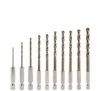 IDGTTLDF 1Pcs Cobalt Hex Drill Bits HSSCO M35 Twist Quick Change Impact Driver Tools for Stainless Steel Cast Iron Sheet Metal(10PCS(1.5-6mm)) IDGTTLDF