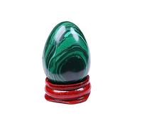IDGTTLDF 1pcs Crystal Egg Jewelry Quartz Magic Sphere Home Decor Ore Gift (Color : Malachite)