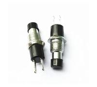 IDGTTLDF 5PCS Black Small Button Switch - 110 Opening 6.8mm Button Reset Point No Lock Switch